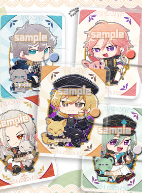 偶像梦幻祭游戏同人樱河琥珀迷你活页笔记本礼濑真宵羽风薰巴日和