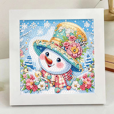 新款圣诞节diy钻石贴画儿