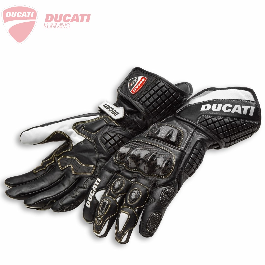 SPIDI摩托车手套碳纤维牛皮