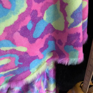 包邮装饰彩色毛皮草毛绒布料服装鞋子包包靴套柜台布背景布拍照