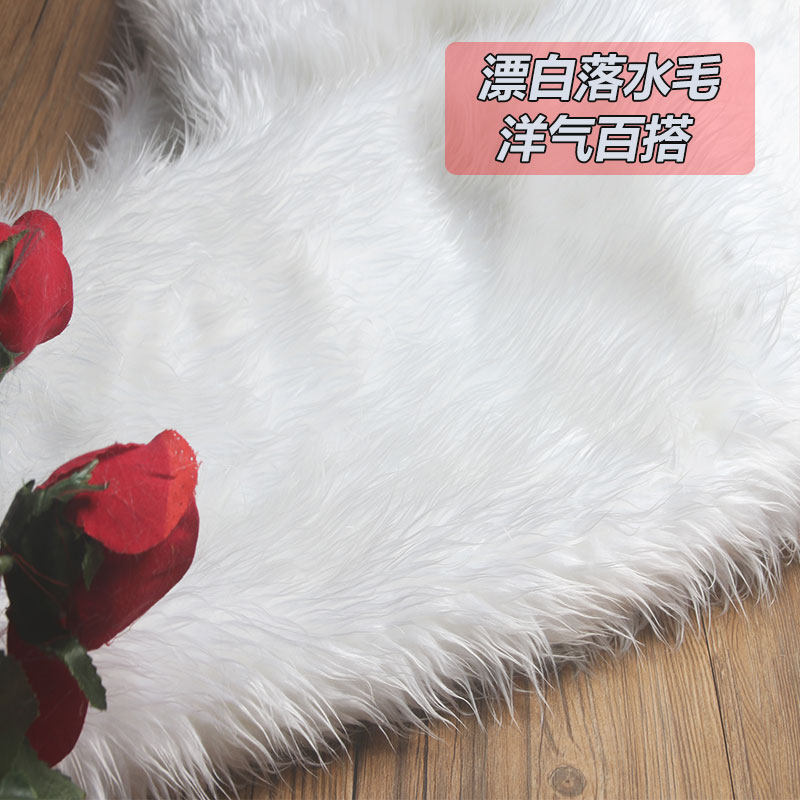 包邮落水毛毛柜台婚庆地毯背景布图片