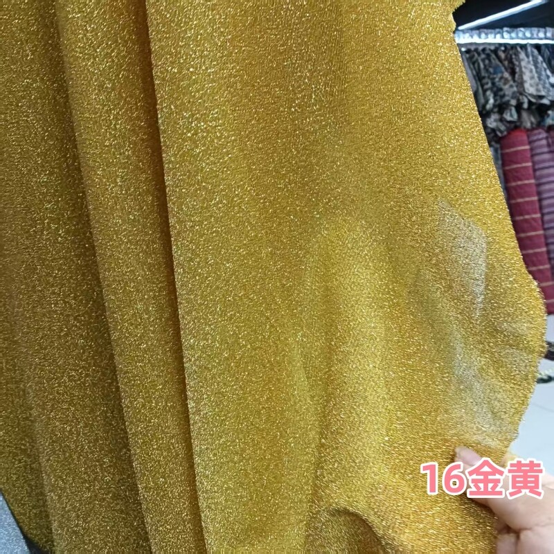 闪光布织金丝银丝满天星舞台婚庆图片