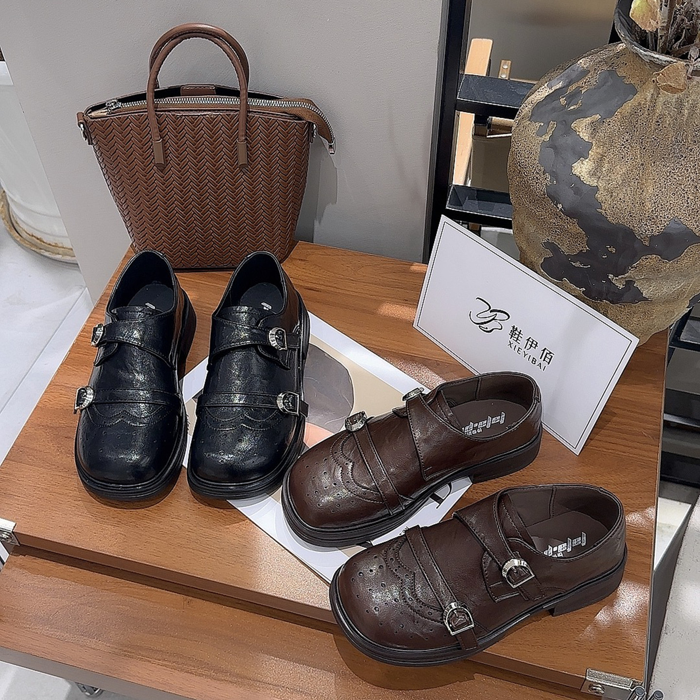 复古圆头英伦风小皮鞋女2026春季新款厚底增高配裙子百搭乐福单鞋,女鞋,乐福鞋（豆豆鞋）,淘宝优惠券,粉丝福利购,淘宝优惠卷