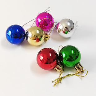 创意圣诞树光球装饰品挂件挂饰迷你拍照道具12个/包节日用品