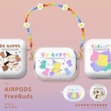 Apple, huawei, оригинальные наушники, совместимый защитный чехол, ретро милая цепь, 3