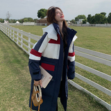 蓝白拼色【羽绒服】