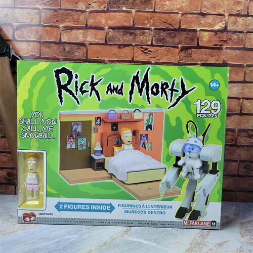 Rick m MORty12球飞碟实验室麦克法兰瑞克和莫蒂人偶呼叫雪礼物