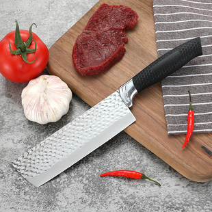 锻打不锈钢厨房刀具家用切菜刀辅食日式 单把切片刀不粘多用水果刀