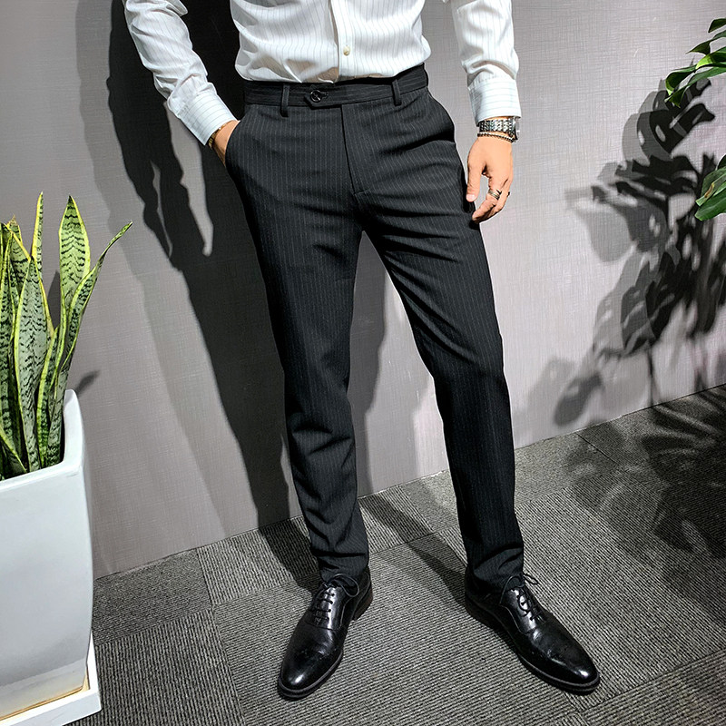 Mr. Hui new pattern Western-style trousers man stripe Korean Edition Casual pants Self cultivation Occupation business affairs Groom suit trousersin the Men's clothing, Trousers  category - from Buy2taobao.com to provide professional Taobao agent buy service