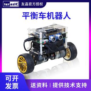 TERASIC友晶SoC FPGA平衡车机器人 ESP32蓝牙 WIFI 超声波 马达