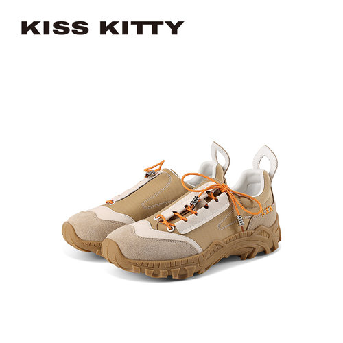 Kiss KittyKISS KITTY厚底运动鞋女百搭轻便软底休闲鞋增高不累脚