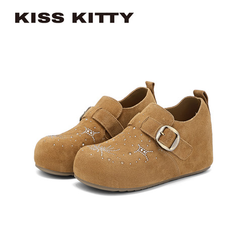 KISSKITTY水钻软木勃肯鞋女
