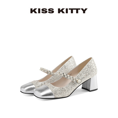KISSKITTY玛丽珍女鞋25新款浅口