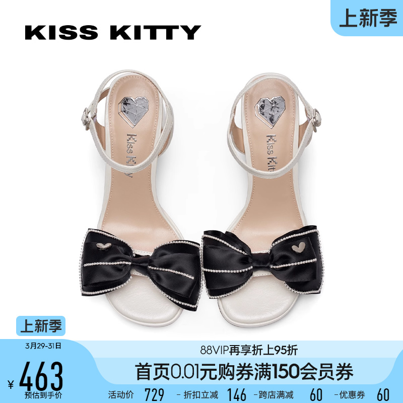 KissKitty高跟鞋甜美蝴蝶结