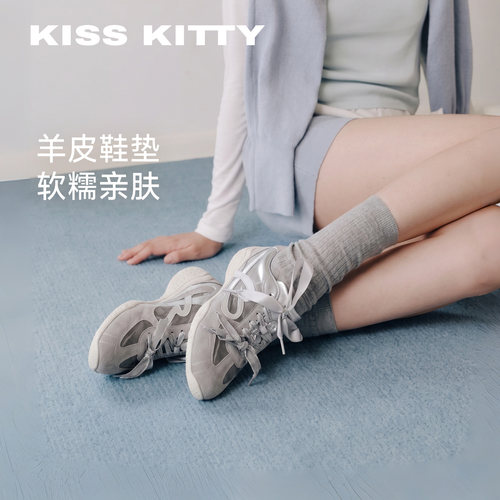 德训鞋女厚底增高复古阿甘鞋