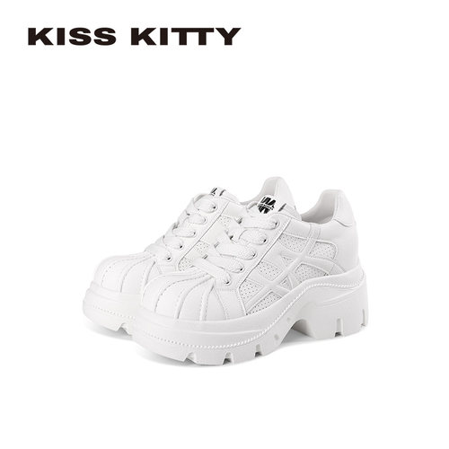 KISSKITTY贝壳头小白鞋女款