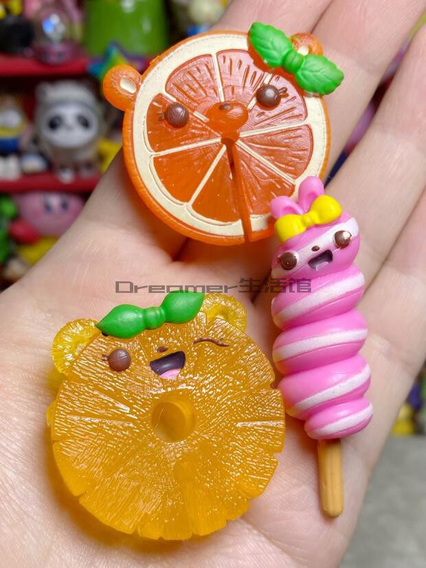 【Dreamer】正版散货食玩橙子片菠萝圈棒棒糖瑕疵