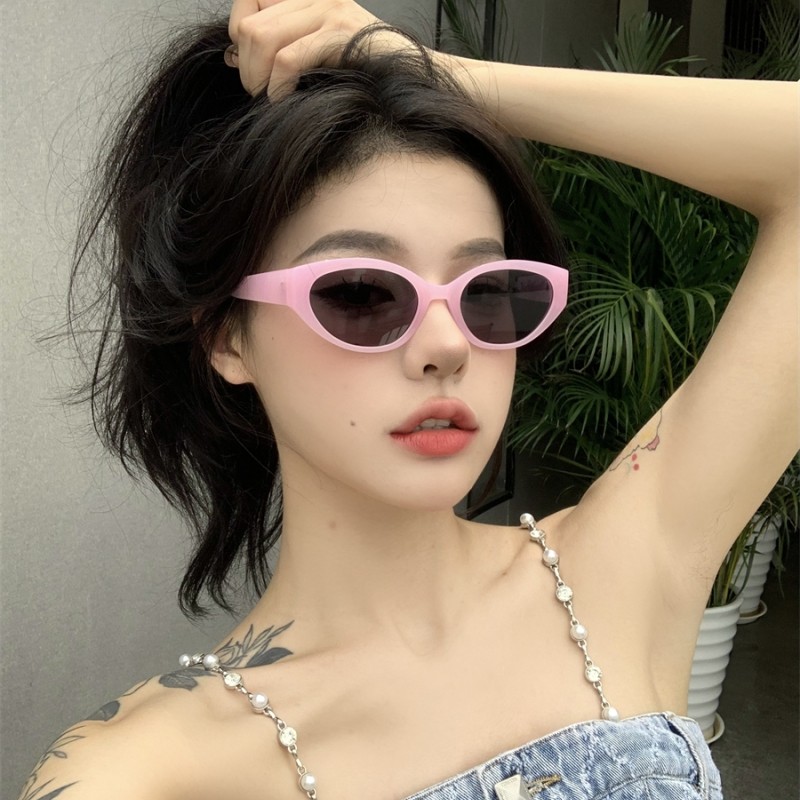 粉色猫眼个性太阳镜时尚凹造型拍照防晒ins网红y2k辣妹美式墨镜女,ZIPPO/瑞士军刀/眼镜,太阳眼镜,淘宝优惠券,粉丝福利购,淘宝优惠卷