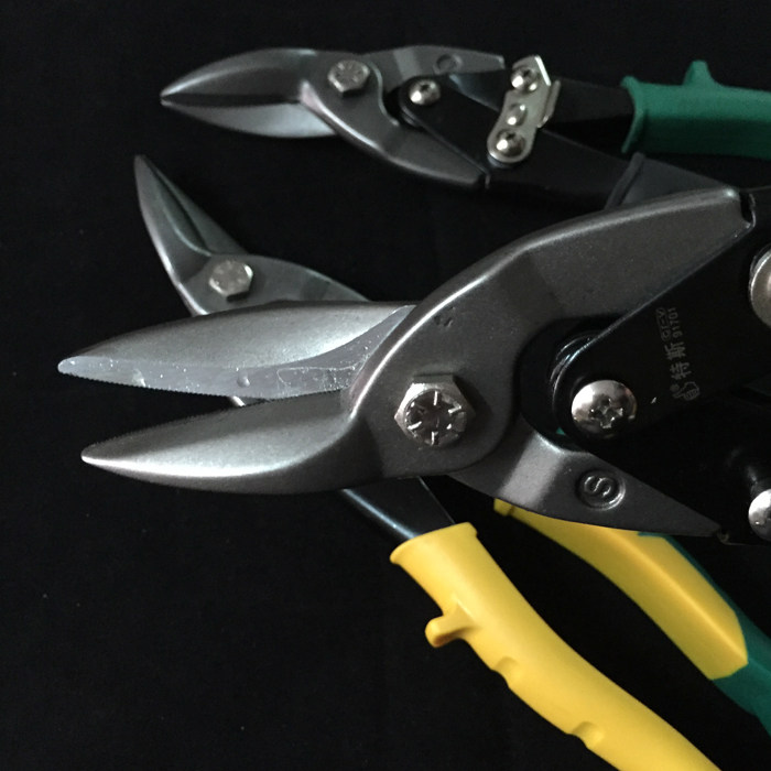 TES 도구 항공 가위 스테인레스 강판 철 가위 철 가위 와이어 메쉬 가위 흰색 철 산업 91701