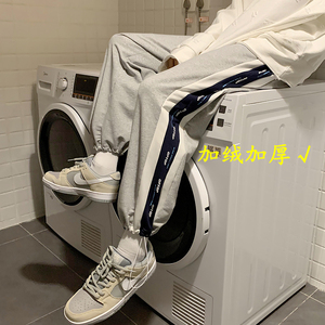 现货印花卫裤加绒加厚休闲运动裤NB1005P40特加绒P45特图片