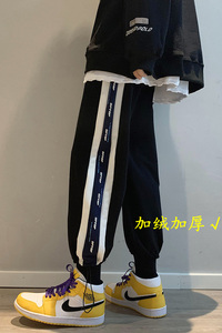 现货印花卫裤加绒加厚休闲运动裤NB1005P40特加绒P45特图片