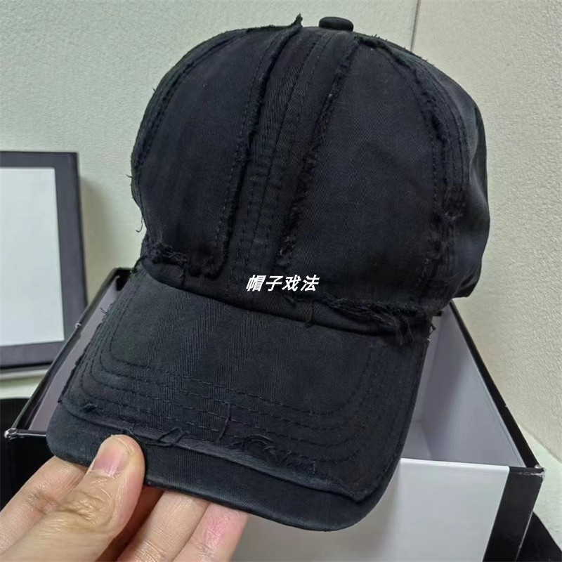 春季圆顶软顶水洗棒球帽休闲