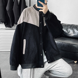 2024秋季灯芯绒外套男夹克棒球服加肥加大码上衣XZ311A-JK18-P75，男装夹克，星座311A