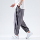 无影墙25爆盘扣立体风九分哈伦裤灯笼裤9分裤XZ311A-K236-P50，男装休闲裤，星座311A