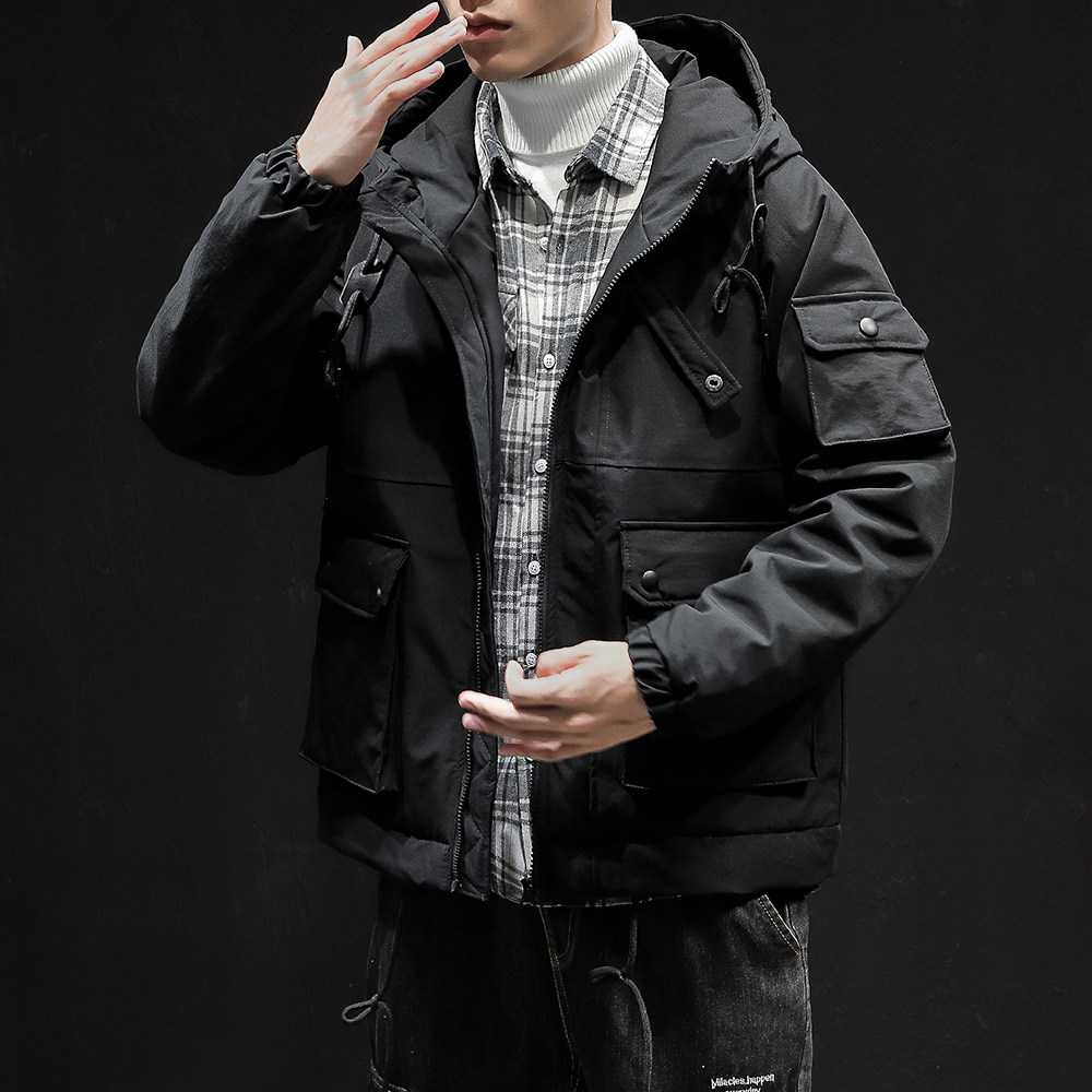 大货25冬新款工装棉衣男加厚大码连帽棉服XZ311A-my916-p115,男装棉衣,星座311A