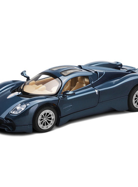 彩珀帕加尼乌托邦Utopia声光回力合金超级跑车模型汽车摆件1:32