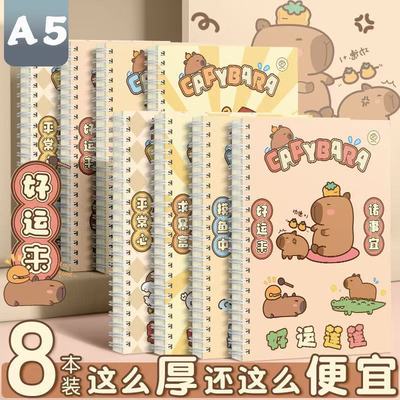 线圈本笔记本ins高颜值加厚A5