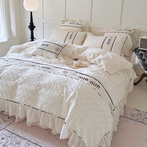 法式小香风四件套牛奶绒高级感