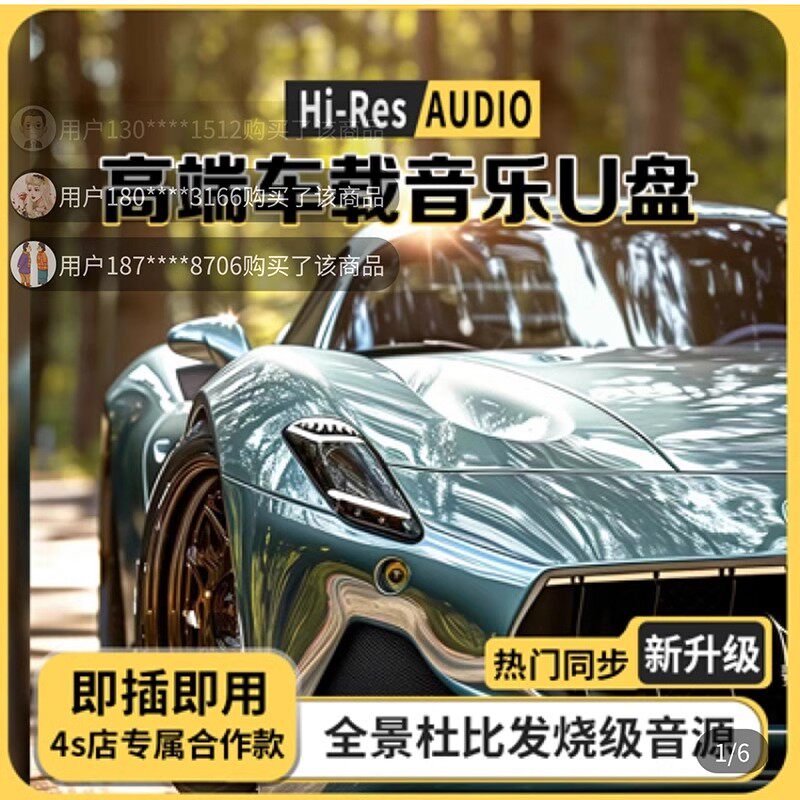 柏林之声车载U盘歌曲2024新款音响听新歌无损高音质汽车音乐优盘