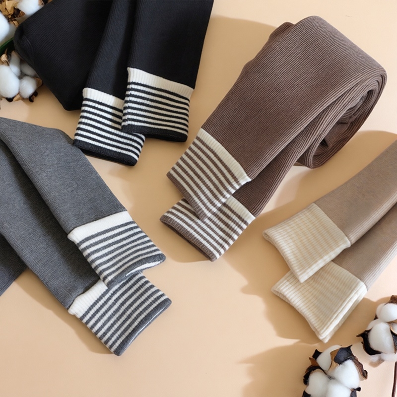 女童秋冬加绒加厚外穿打底裤