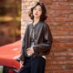 时髦气质休闲复古PU皮夹克上衣洋气 2026新款 小皮衣外套女短款 春装