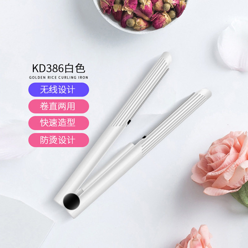 110V220V出口卷发器直发梳负离子旋转吹风干湿两用美国加拿大日本