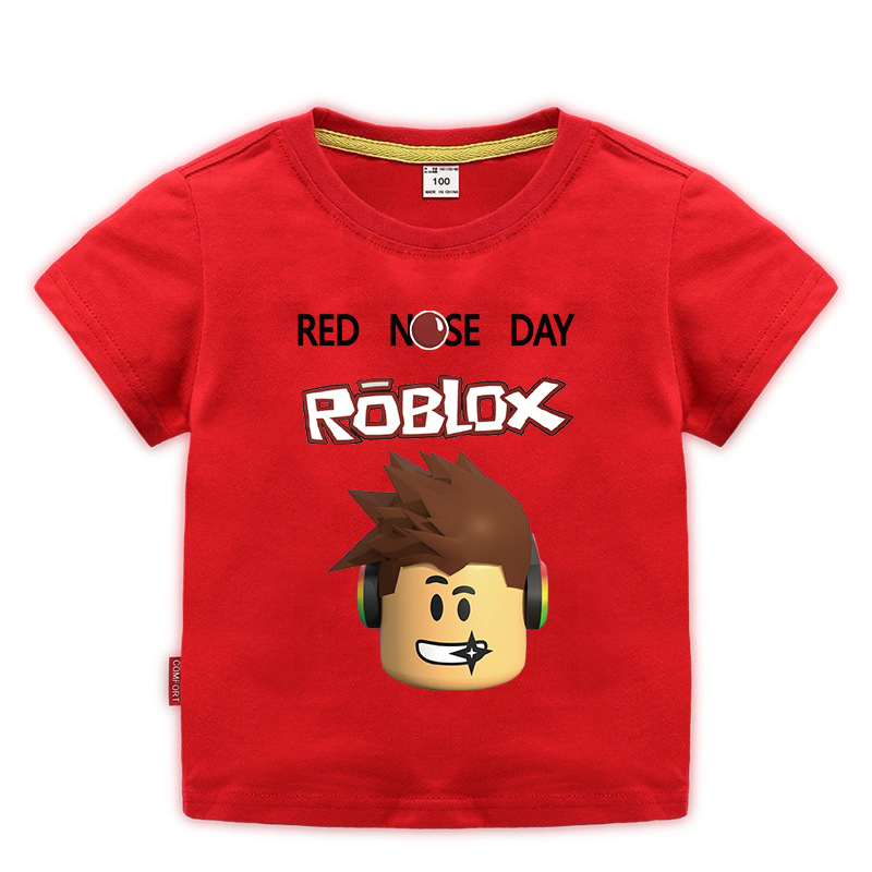 2022新款Roblox童装儿童夏装短袖T恤男童打底衫宝宝半袖夏款衣服-封面