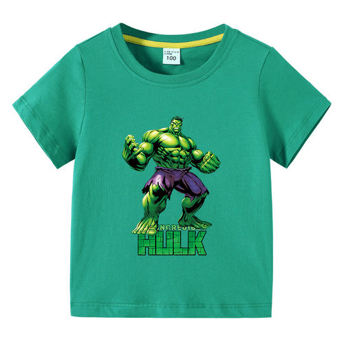 绿巨人浩克Hulk短袖T恤儿童夏装