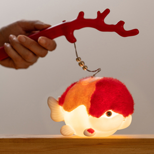 金鱼灯笼2026新款儿童手提可爱发光兰寿鱼锦鲤鱼灯花灯成品小礼物