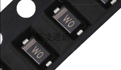 贴片稳压二极管 BZT52C24V 丝印 WO 24V SOD-123 1206 3K装