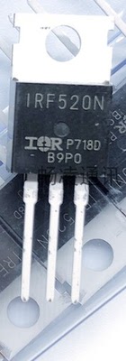 全新现货 IRF520N IRF520NPBF 直插 TO-220 大功率场效应管 N沟道
