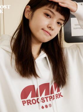 PROOSTPARK秋冬季重磅日系加绒休闲百搭套头情侣cityboy日系卫衣