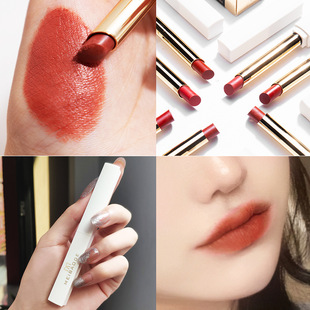 小红书爆款314小细管口红雾面滋润防水防汗不易掉色易上色口红
