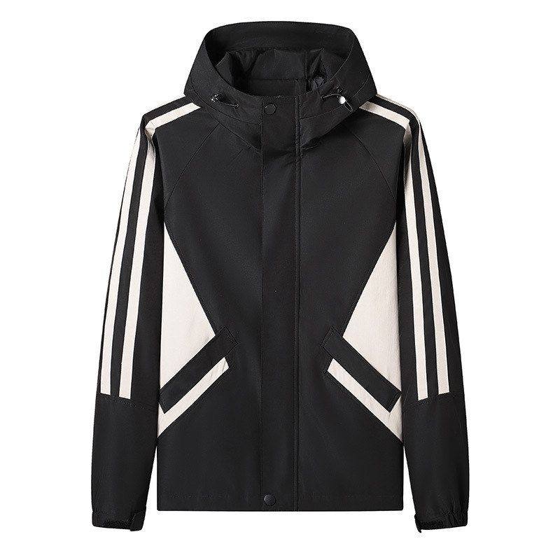 连帽夹克男春秋款新款男士韩版青年户外小众设计百搭外套上衣  潮