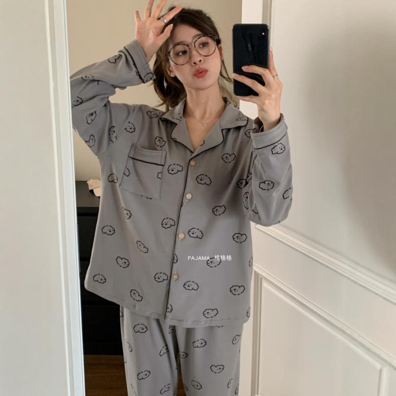 卡仙米女珊瑚绒可爱卡通家居服