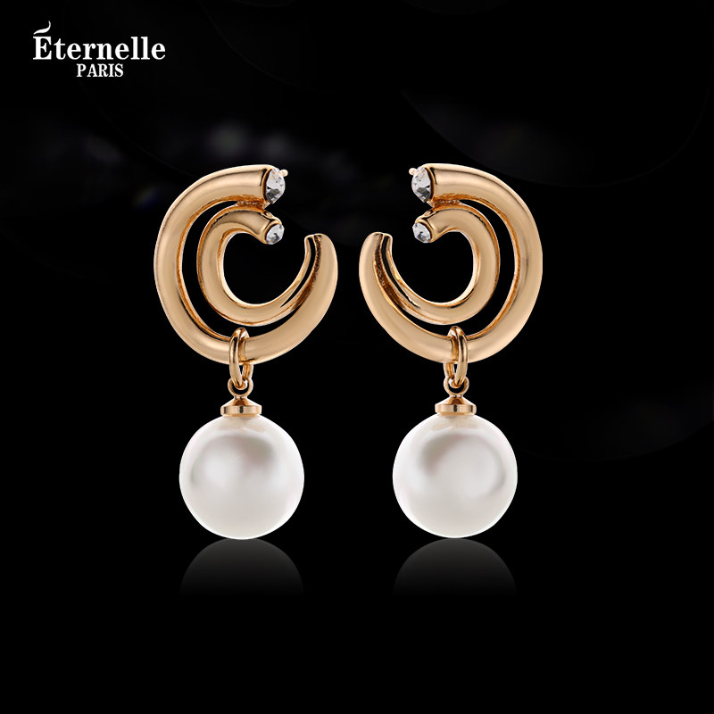 法国Eternelle原创设计气质耳饰新款 法式轻奢风小众个性耳环女夏,饰品/流行首饰/时尚饰品新,耳环,淘宝优惠券,粉丝福利购,淘宝优惠卷