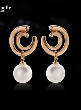 法国Eternelle原创设计气质耳饰新款 法式轻奢风小众个性耳环女夏