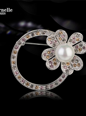 法国Eternelle波西米亚风时尚胸针 原创设计胸花秋冬大衣开衫别针