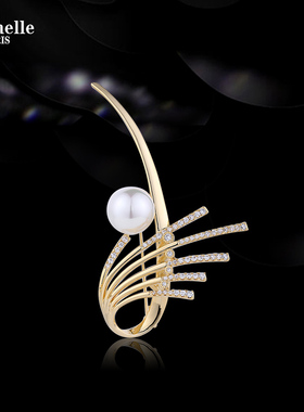 法国Eternelle波西米亚风胸针简约 气质胸花配饰秋冬服装领针徽章