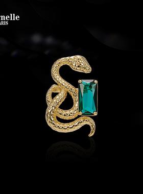 Eternelle法国永恒蛇吻胸针女高档设计感配饰领针别针扣气质胸花